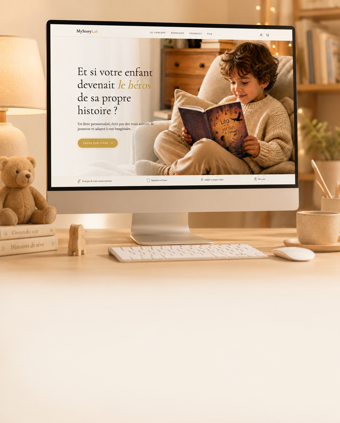 MyStory Lab — livres personnalisés