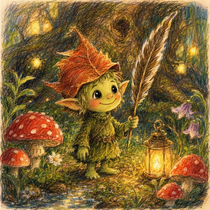 Style d'illustration Crayon de couleur