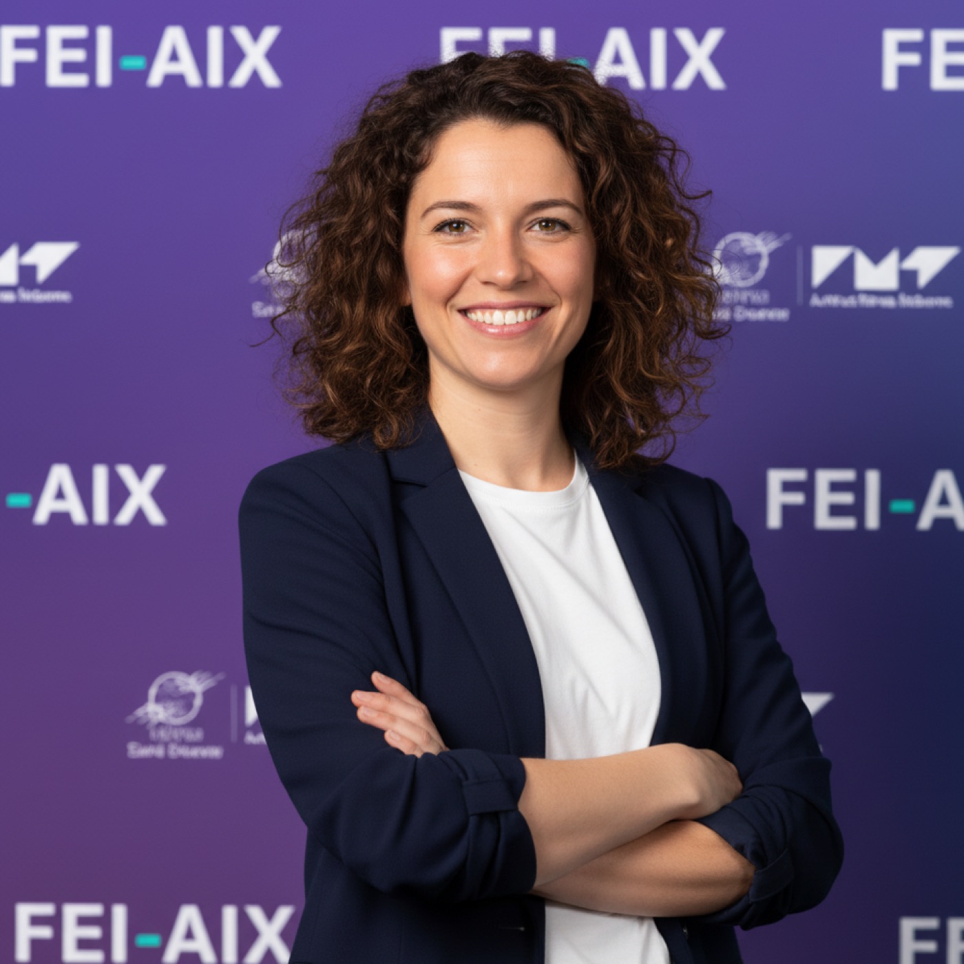 Exemple de portrait professionnel du stand photo CV
