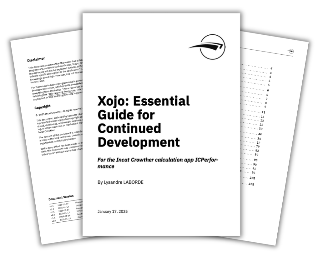 Couverture du guide Xojo Essential Guide for Continued Development