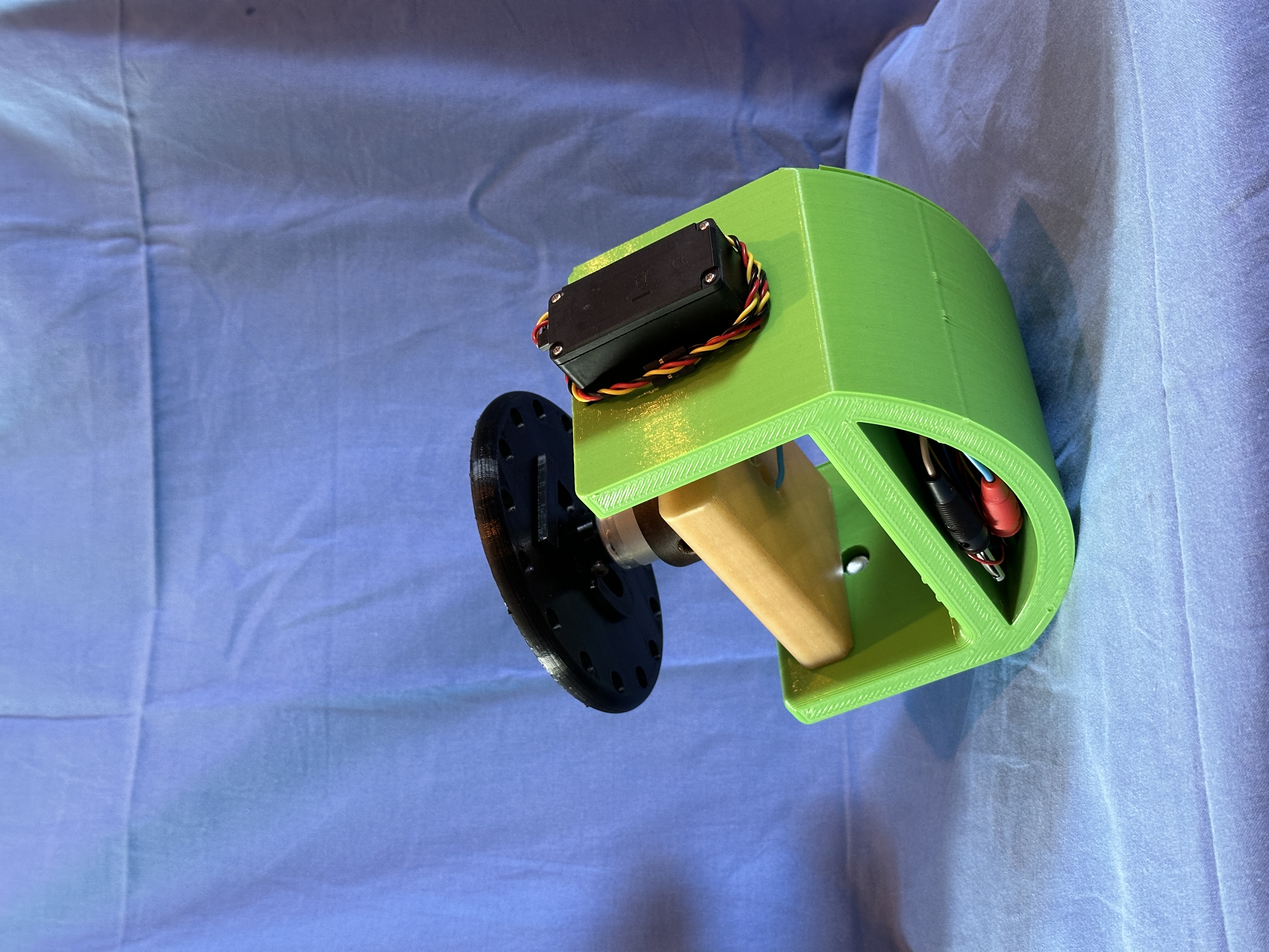 Prototype imprimé en 3D, vue 3/4